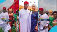 Ned Nwoko and Regina Daniels make surprise appearance at Mahama's inauguration