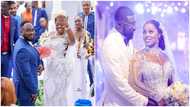 Akufo-Addo's daughter Edwina, Tracey Boakye and 4 other celebrity couples whose private wedding went viral in 2022