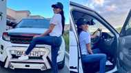 Beautiful lady throws pressure to many as she flaunts monster Range Rover