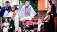Adorable photos light up social media as physically challenged pharmacist tie the knot with lover