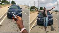 Never Give Up: Reactions As Young Man Who Said He'd Buy a Car by God’s Grace Gets It