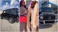 Davido splurges millions on brand new G-Wagon for Chioma, auto dealer shares receipt: "Haters go choke"