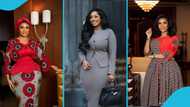 Serwaa Amihere slays in a GH¢900 knitted outfit like an ordinary Ghanaian during her London trip