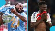 Semenyo mocks Arsenal after winning FA Cup with Manchester City