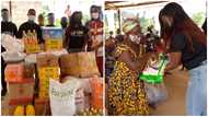 You don't have to be rich to help others - GH lady says as she shares food items to community members