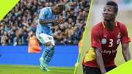 Man City star copies Asamoah Gyan’s celebration after goal against Nottingham Forest