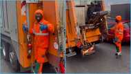 Ghanaian man relocates to UK to seek greener pastures, rejoices as he becomes a waste collector