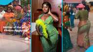 Akosua Agyapong overjoyed, flaunts dance moves at her last daughter's traditional wedding