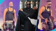 Sarkodie dances Azonto during JAMZ tour In NY, fans go wild over his cute potbelly: "Sign of a good wife"