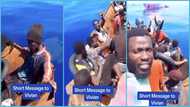 Ghanaian man travelling to Europe with boat reassured lady called Vivian that everything will be fine