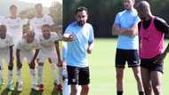 Al Sadd manager Xavi applauds as Andre Ayew scores first goal for the club; video drops