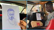 Enil Art draws trotro mate, receives his transportation fare back as appreciation