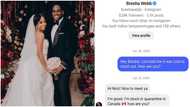 Black couple who met through Instagram weds in elegant wedding, photos melt hearts: "I love it"