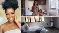 Woman shows off her second home in Ghana by taking netizens on a virtual tour of the home