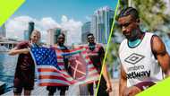 Mohammed Kudus: Ghana Star Arrives in USA With West Ham Teammates for Pre Season, Photos