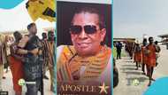 Nsawamhene Nana Kwamena Ansah I storms Apostle Kantanka's funeral with grand royal procession