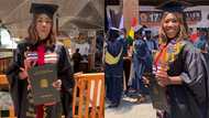 Actress Victoria Lebene bags 1st degree from AUCC; shares beautiful graduation photo and video
