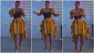 Felicia Osei shakes curvy body as she dances in Instagram video, netizen says "Ahuofe"