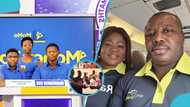 Mankranso NSMQ team rewarded by the Chief of Kunsu and his wife Mercy Asiedu for semi-final feat