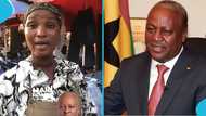 Despite approval drop, market vendor pushes for Mahama’s extended term, calling him a saviour