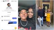 Pretty lady gives young man a chance, marries him after he sent her chat, screenshot stirs reactions