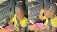 Mpanyis3m paa nie - Video of Stonewboy's daughter applying makeup like an adult gets fans laughing