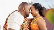 Love is beautiful: Plus-size Ghanaian groom inseparable from charming bride in lovely videos