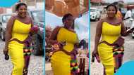 Empress Gifty: Gospel singer flaunts beauty in Kente as she dances Amapiano, fans react