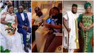 Kumawood actress Tracey Boakye and her husband fly abroad for their honeymoon, video of them chilling on a plane pops up