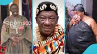 Mamponghene goes home: Sad scenes as the 2nd most powerful ruler in the Asante Kingdom gets buried