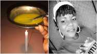 Mum shares photo as she uses candle stick to make custard for her kid after gas finished at night
