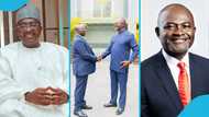 Dr Bawumia and Kennedy Agyapong reunite during NPP caucus meeting at Rock City hotel