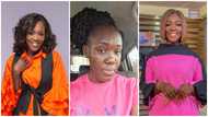 Media personality Cynthia Tima Yeboah says feels good without makeup; netizens hail her