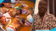 Ghanaian man and friends storm popular eatery at East Legon, spend GH¢920 on bowl of fufu, video trends