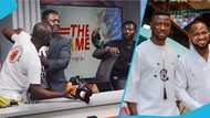 Funny Face angrily fires back after Kwaku Manu hits him with boxing glove on live TV