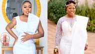Obofour's wife replies Afia Schwar with a video of her triplets birthday after she shade them