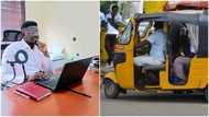 Man sees his former schoolmate hustling as 'keke' driver; gives him money