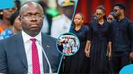 Late Omane Boamah's children make rare public appearance a year after his death in the helicopter crash