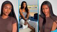 Abedi Pele's daughter Imani Ayew flaunts her pretty face with a makeup, fans praise her