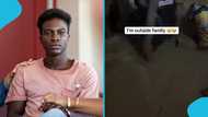 Ghanaian man in tears as his room floods during a heavy downpour