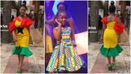 Nakeeyat looks grown and tall as she slays in beautiful dress and long high heels