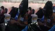 Man decides to pick economy flight & brings his sewing machine along to work; netizens say he's disgracing Africans