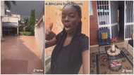 Young lady showed off her 2 houses in Africa, video of impressive features goes viral