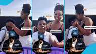 Shatta Wale's baby mama Michy GH advises Majesty as she prepares him for school in a video