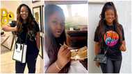 Jackie Appiah's manager left speechless after actress used fork to enjoy Ga kenkey: You will kill me shy