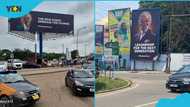 The New Force trends online as billboard of man wearing mask is seen at multiple locations in Ghana