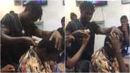 Black Stars: Alidu Seidu attempts to show off barbering skill, young man laments over haircut in funny TikTok video