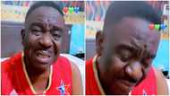 Drink it for me: Sick Mr Ibu in tears as he begs daughter to use pills on his behalf