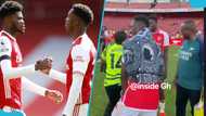 Arsenal's failed EPL title challenge: Thomas Partey "reports" Eddie Nketia to his parents