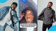 GH content creator Kojo Juniorr flies abroad, experiences snow for the 1st time